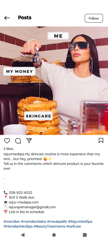 Med Spa Meme Instagram