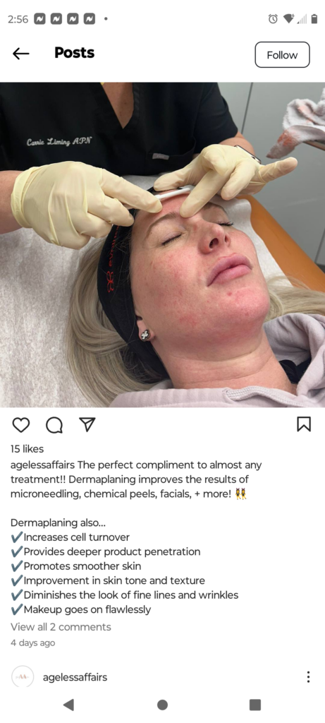 Med Spa Social Media Treatments