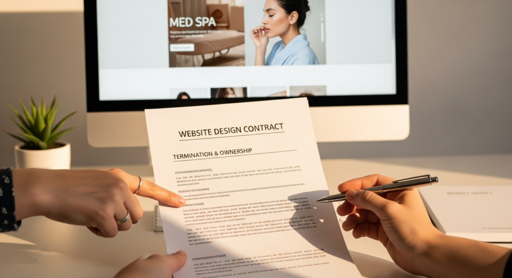 Med Spa Web Design Contracts
