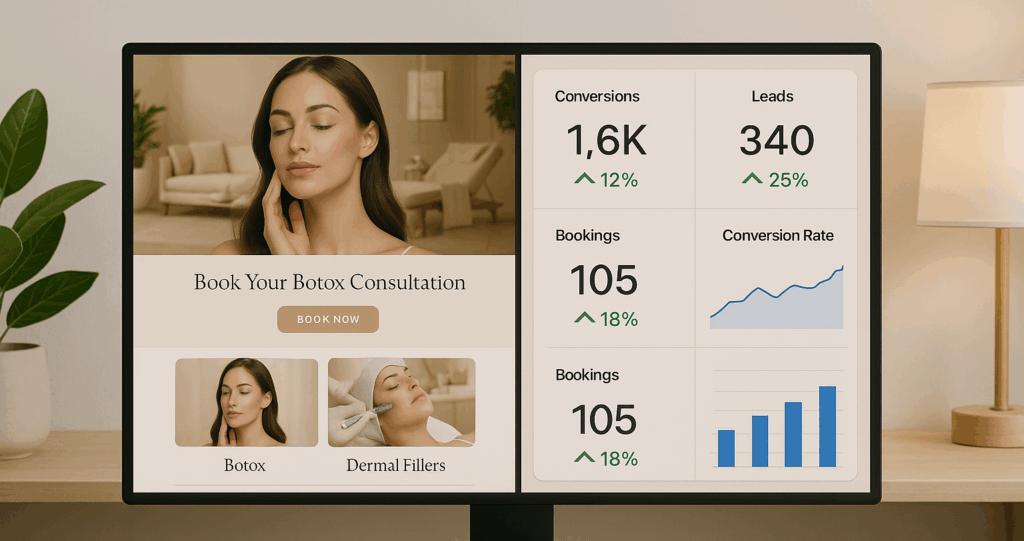 med spa facebook ads - Conversion-Focused Landing Pages