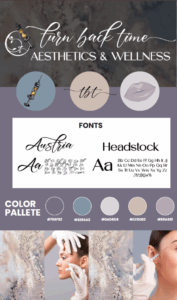 Turn Back Time Aesthetics and Wellness - brand kit