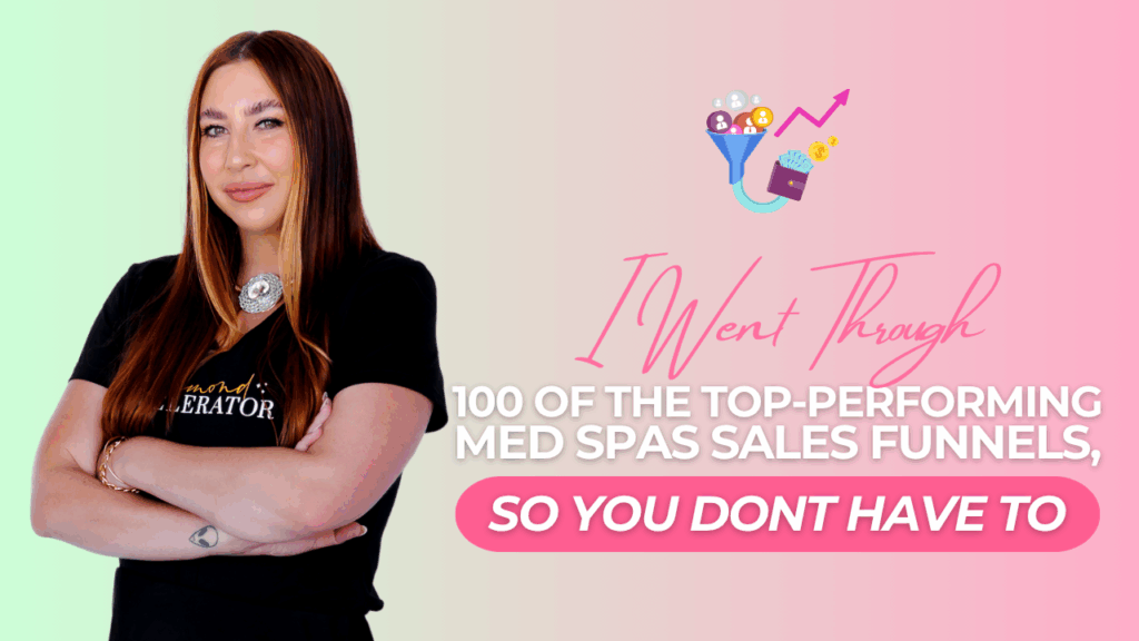 I went through 100 of the top-performing med spa sales funnels, so you don’t have to.