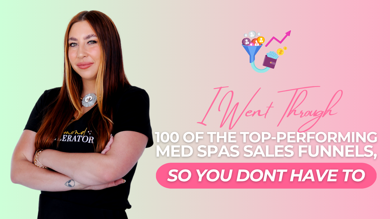 I went through 100 of the top-performing med spa sales funnels, so you don’t have to.