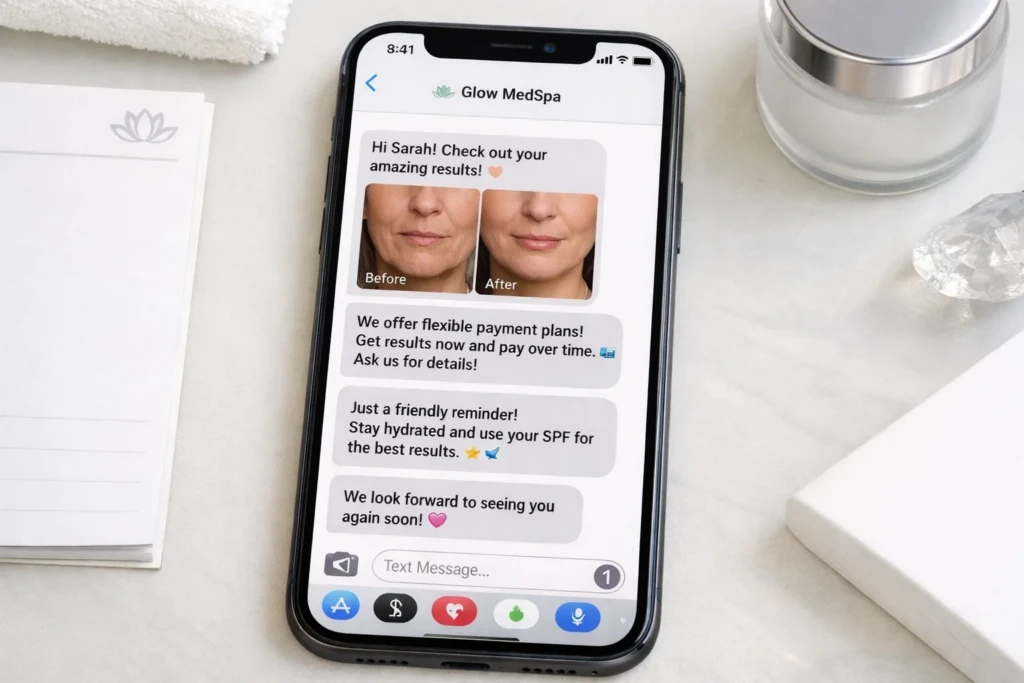 med spa marketing follow up